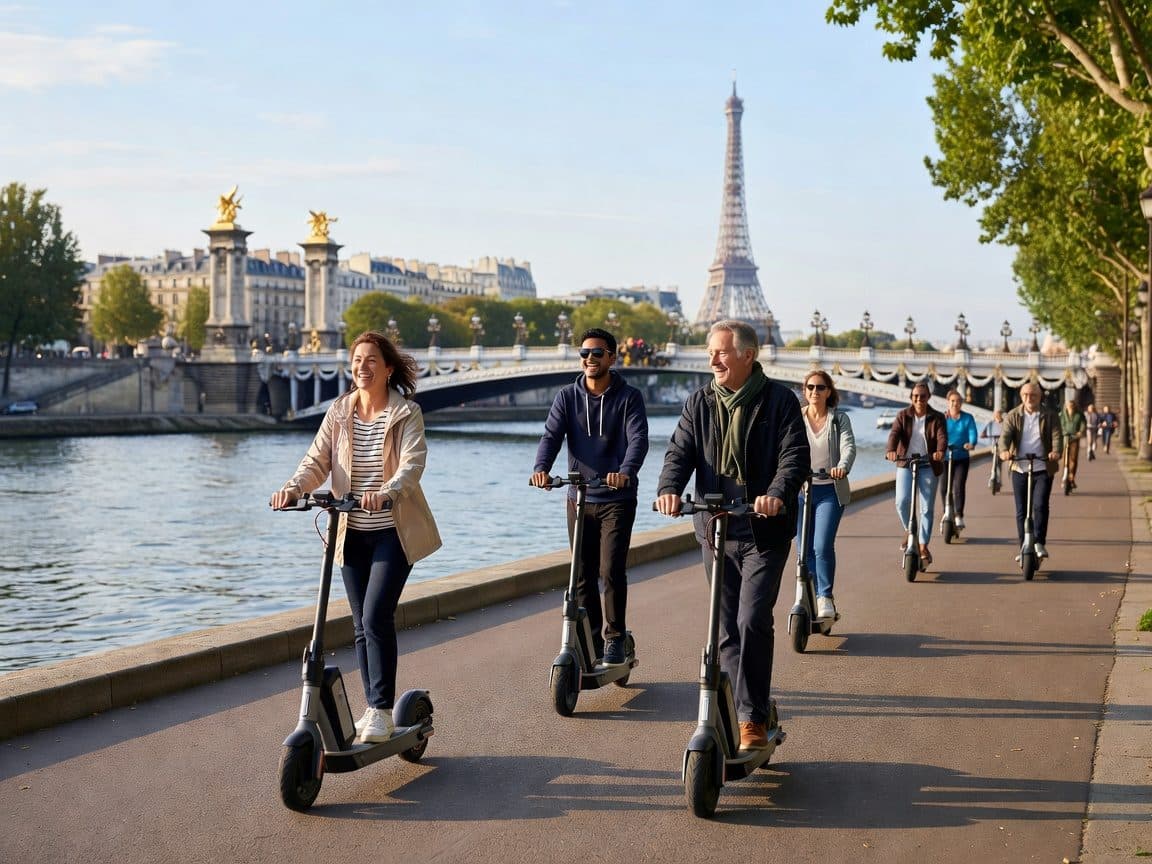 Guided Electric Scooter Tour of Paris (Ages 14-75)