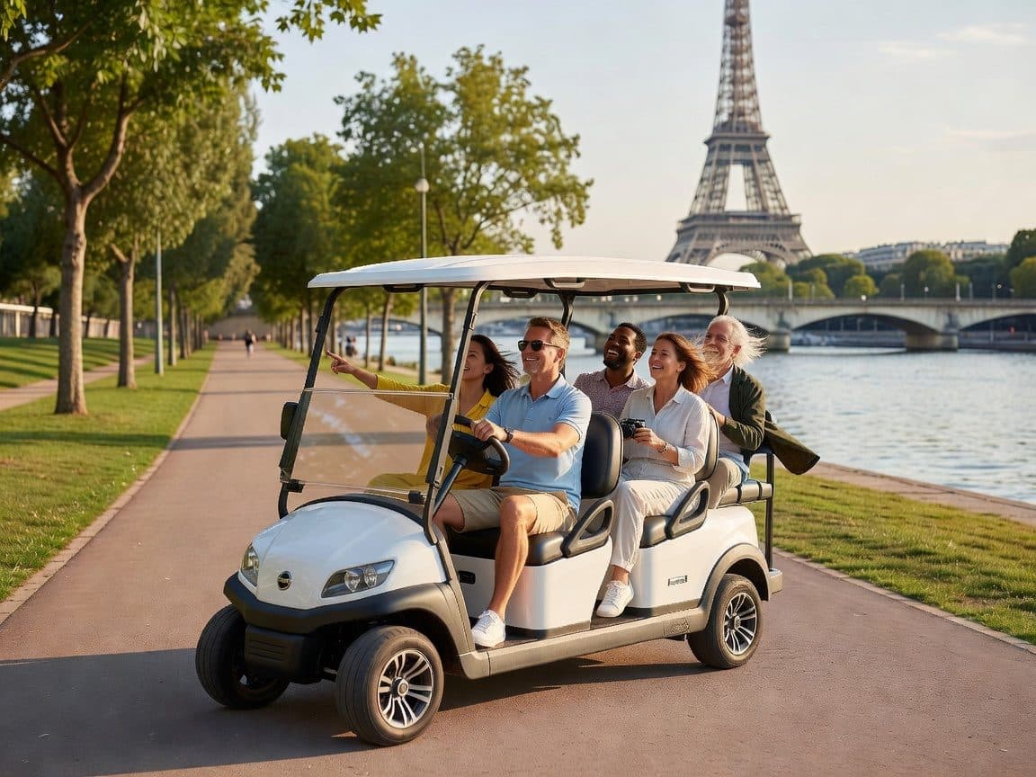 Visite privée à Paris en GOLFCART électrique