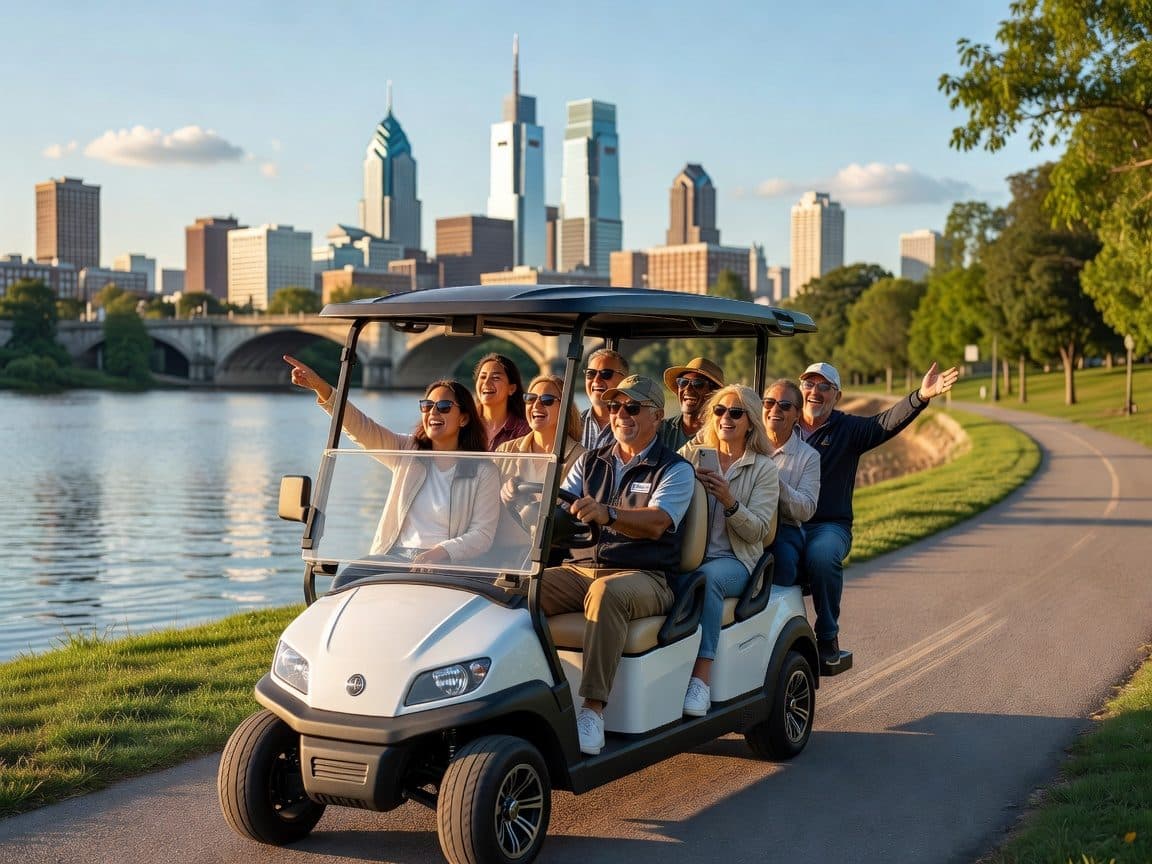 2 Hour Electric Cart Tour of Philadelphia with Local Guide