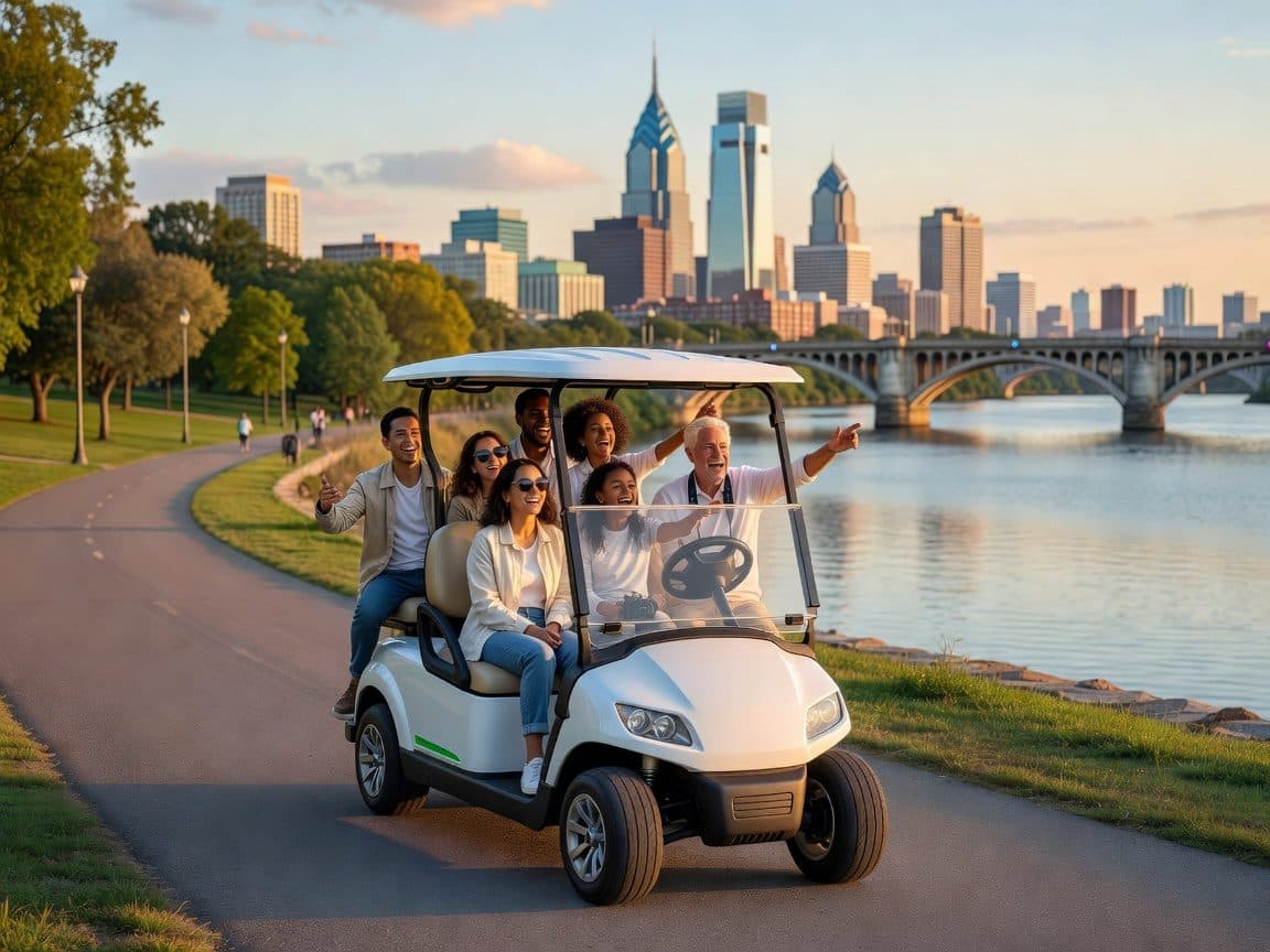 Philadelphia 1-Hour Evening Electric Cart Tour