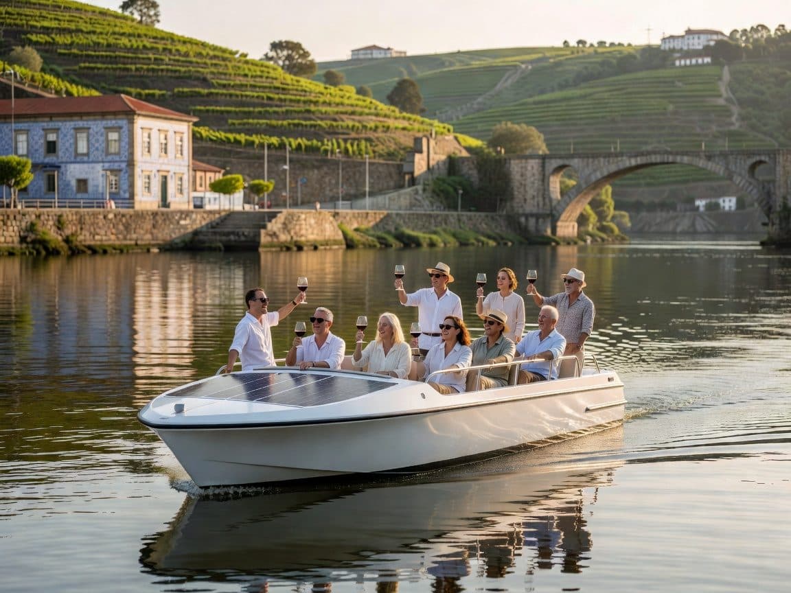 Pinhão: Douro River Solar Boat Tour with Wine Tasting