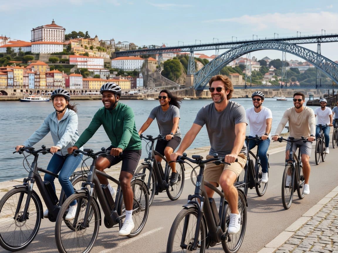 Porto: Riverside Panoramic E-Bike Tour