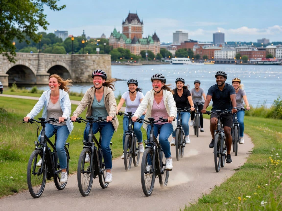 Quebec City: Electric Bike Rental on Ile d'Orléans