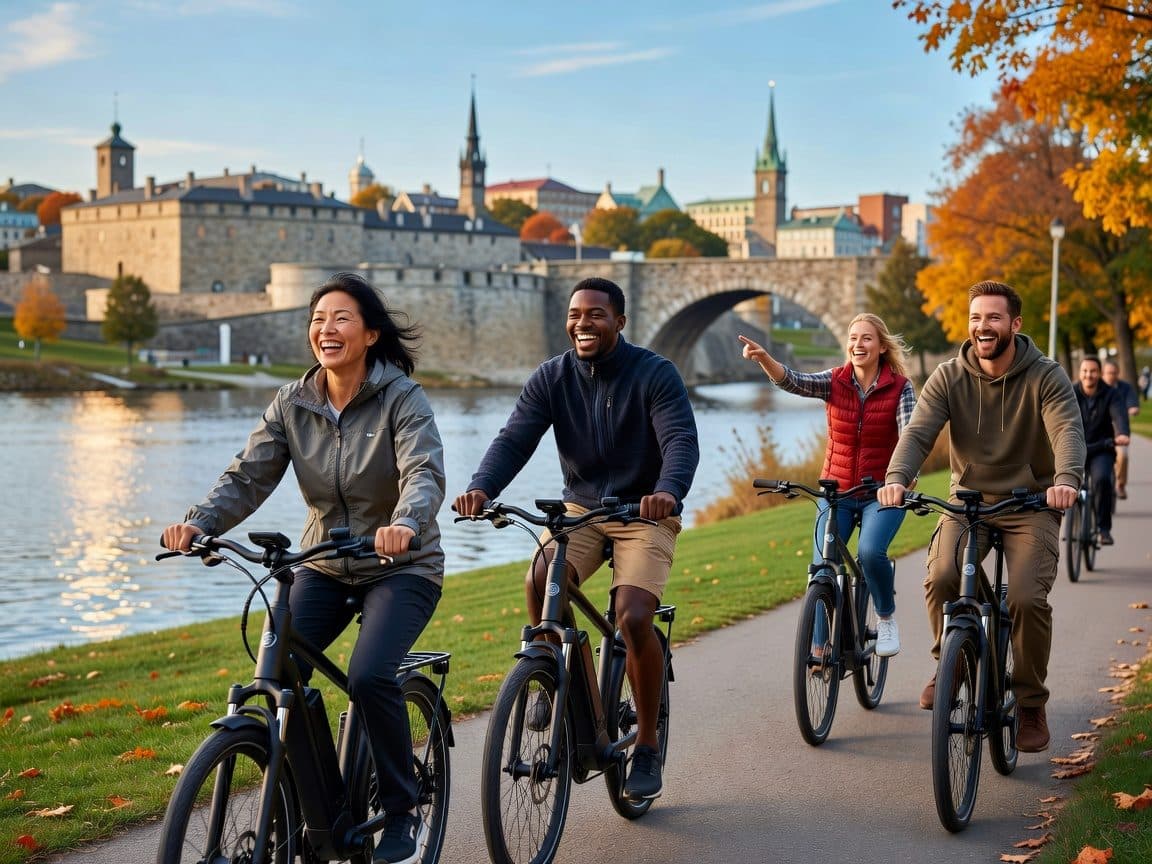 Quebec City: Ile d'Orléans Guided E-Bike Tour with Tastings