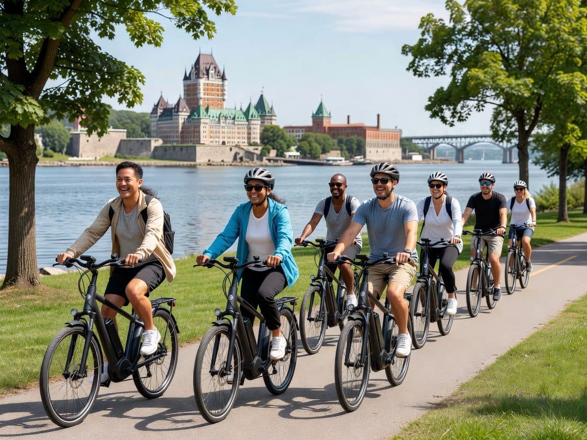 Quebec City - E-Tandem Rental on Ile d'Orléans
