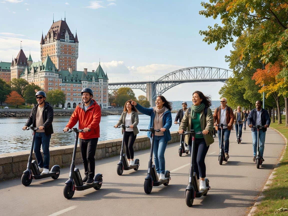 Electric Scooter Guided Tour of Quebec City