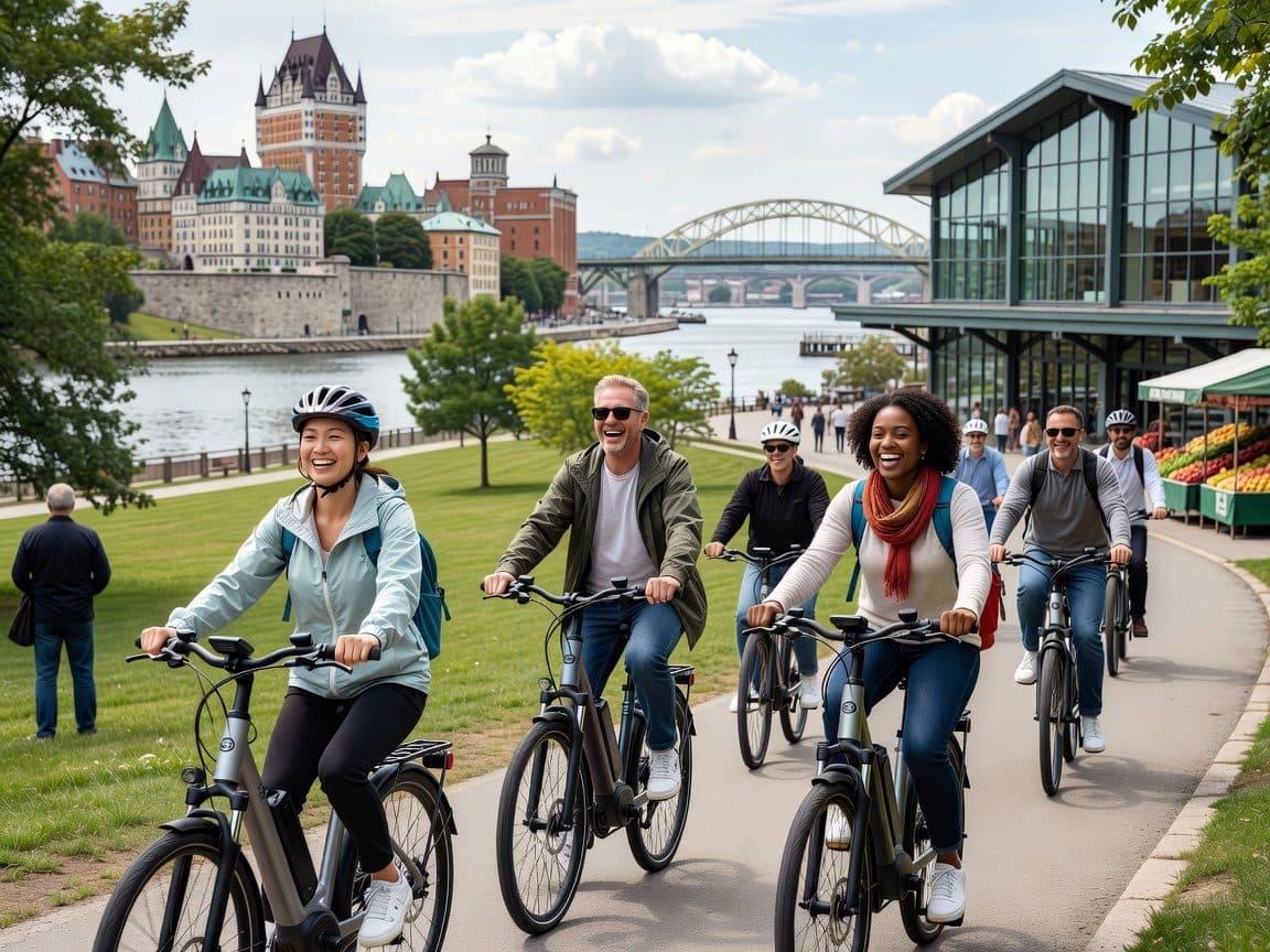 Quebec City: E-Bike Tour to Le Grand Marché - Food Scene