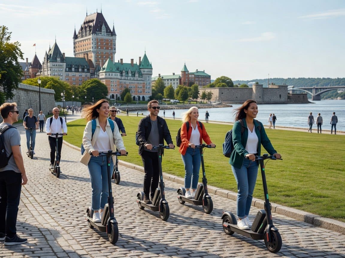 Discover Old Quebec in a different way - on an electric scooter 3h
