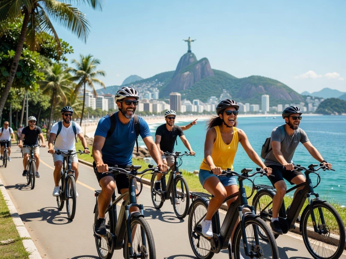 Rio de Janeiro: Christ the Redeemer Guided Bike Tour