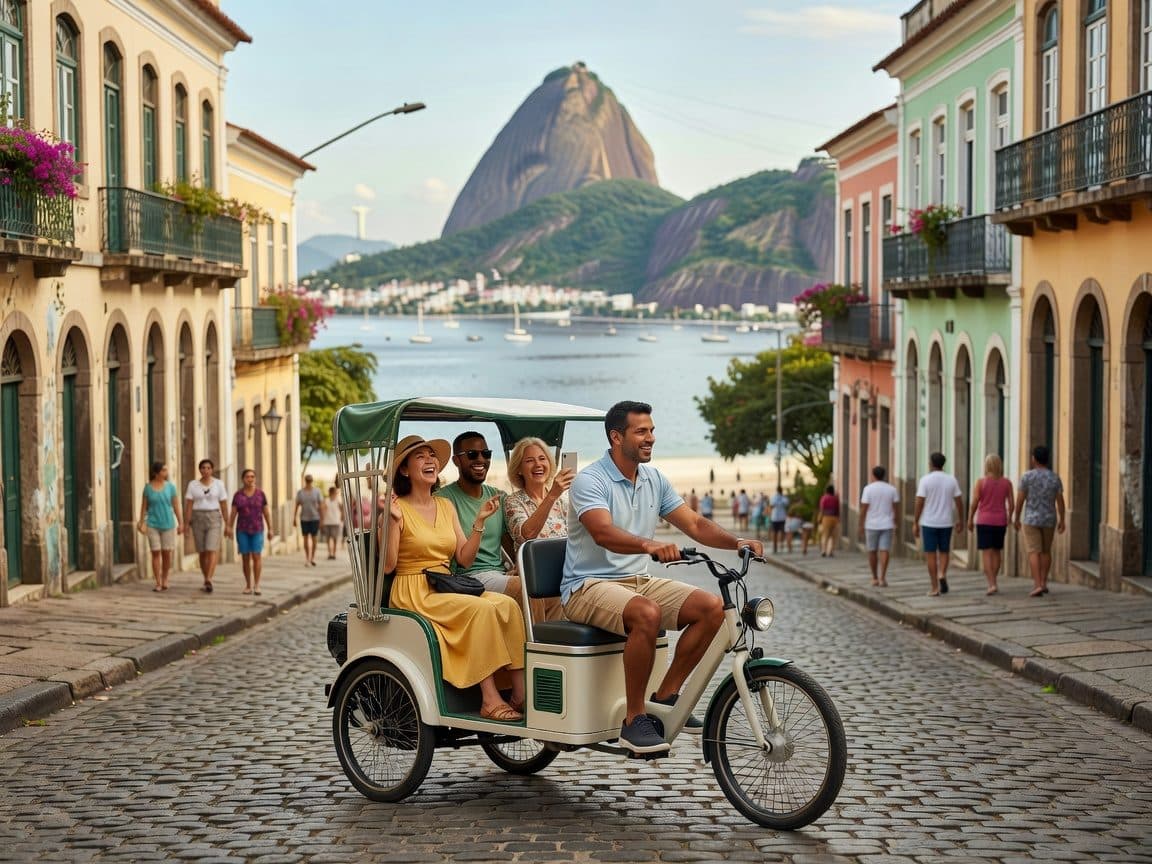 Pedicab Tour of the Historical City Centre in Rio De Janeiro