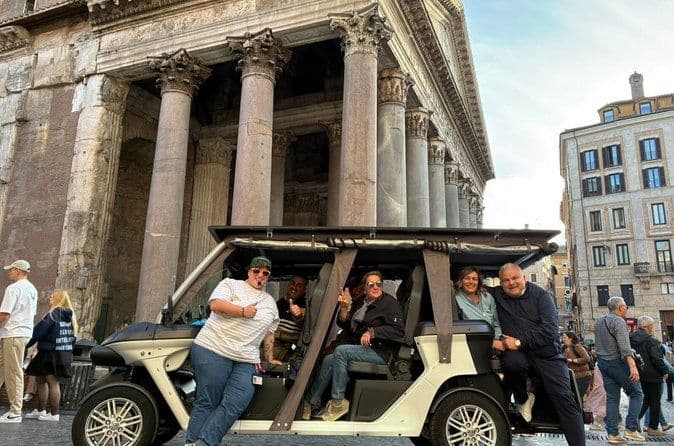 Rome Private Golf Cart Tour – Highlights&Views