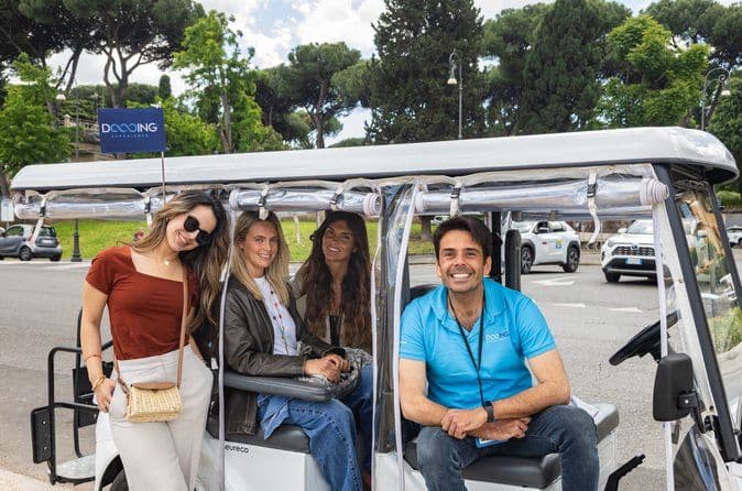 Rome: Explore Top Attractions by Exclusive Golf Cart Tour