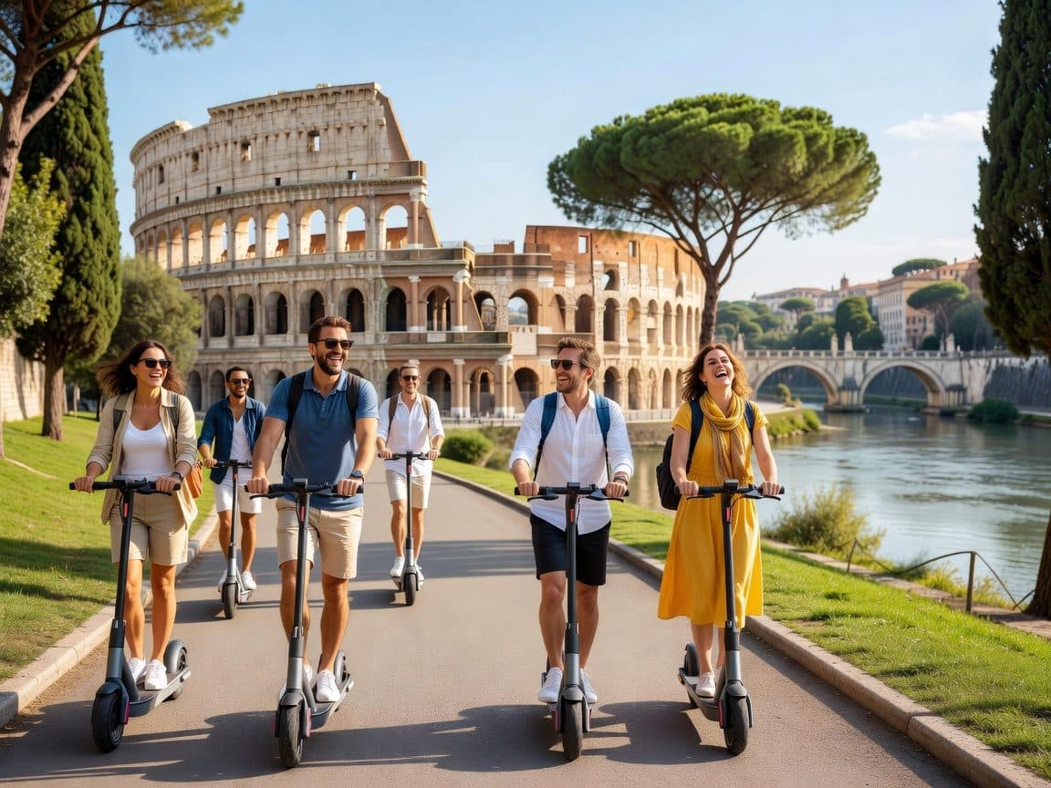 Rome: Next-Gen 4-Wheel Scooter Tour Through 10 Landmarks & Local Flavors