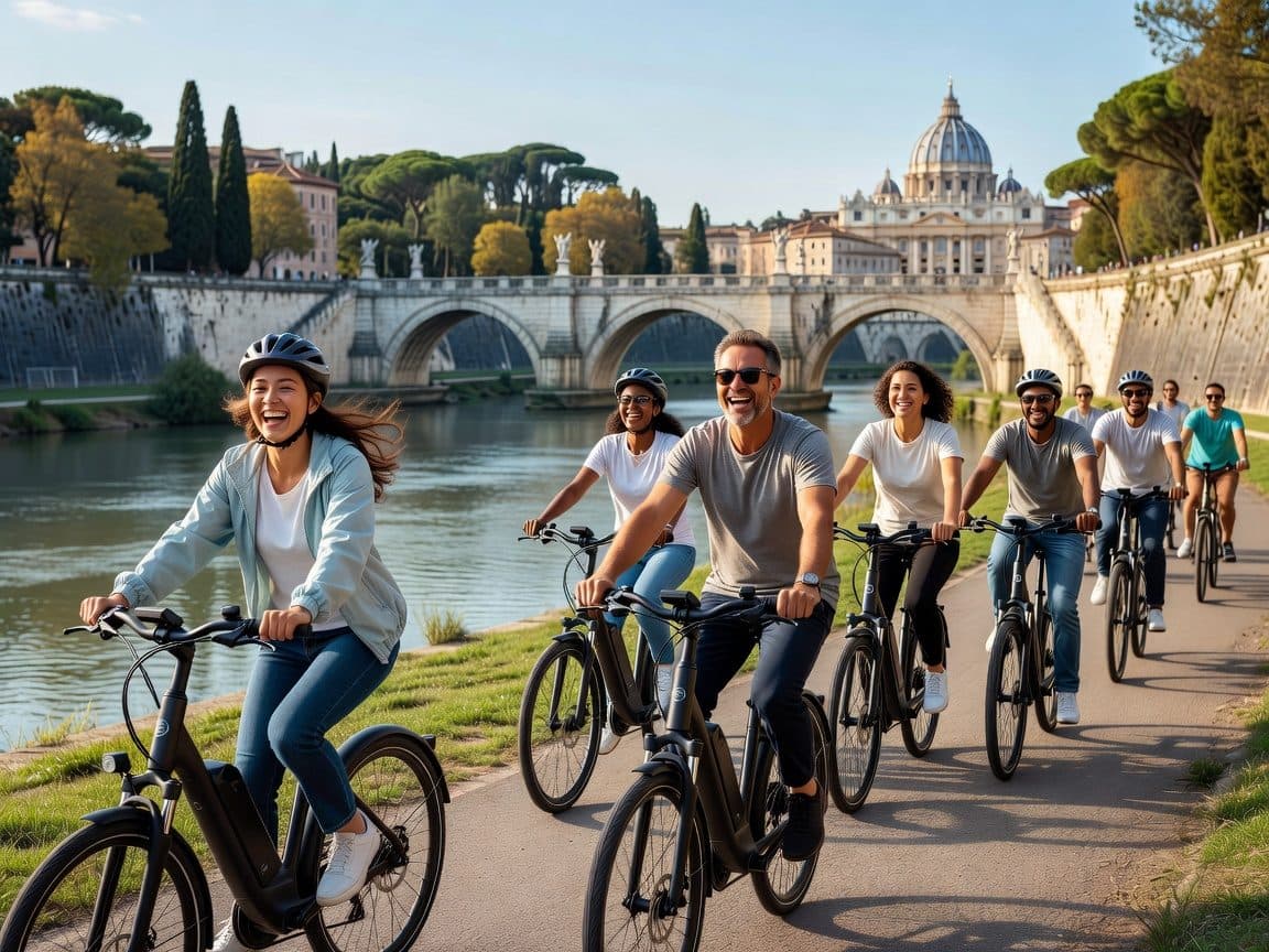 Rome: City Highlights E-Bicycle Tour