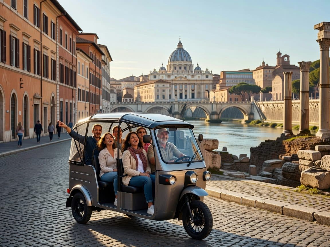 Rome: Private City Tour by Electric Tuk Tuk