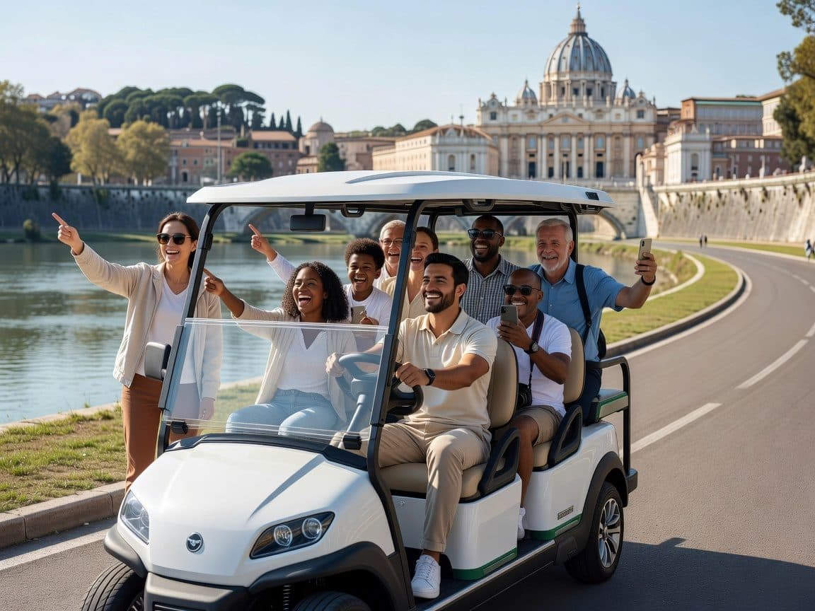 Rome: City Highlights Tour by Electric Golf Cart
