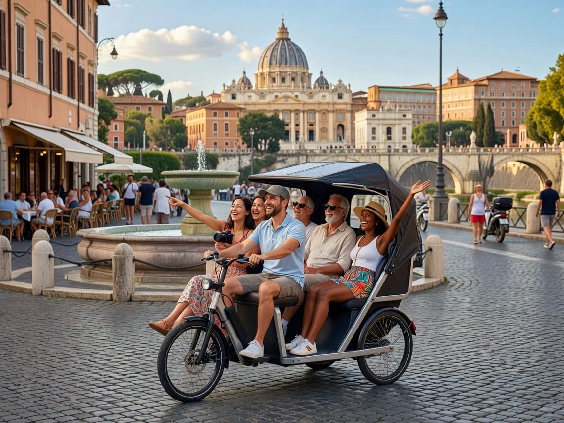 Electric Tuk-Tuk Photography Service of Rome
