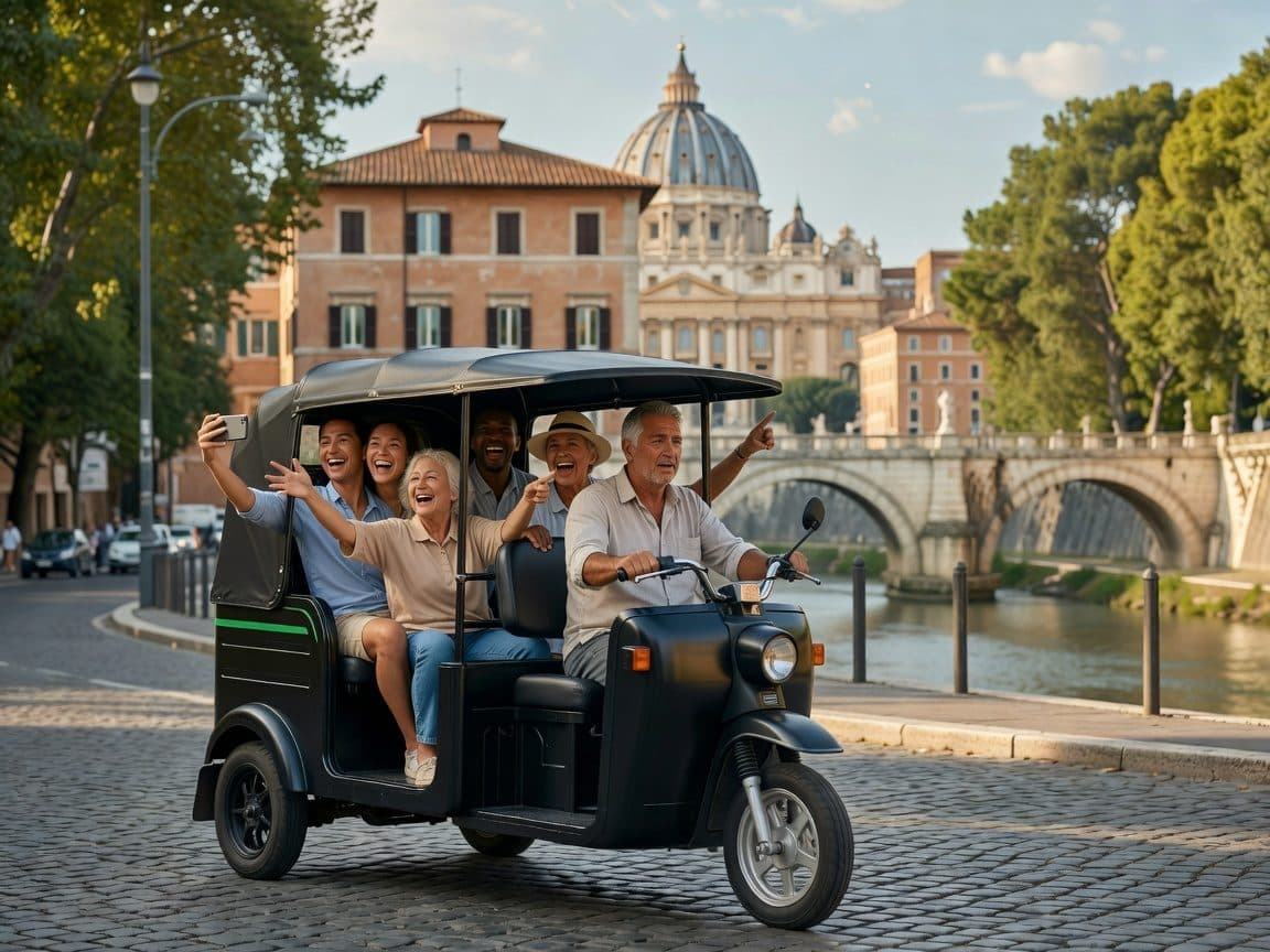 Rome: VIP Private Tour on Electric Tuk-Tuk