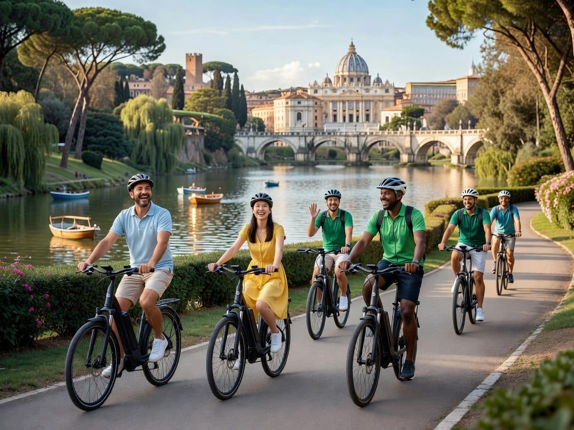 Rome E-Bike Tour: Roman Castles, Villages and Lake Views