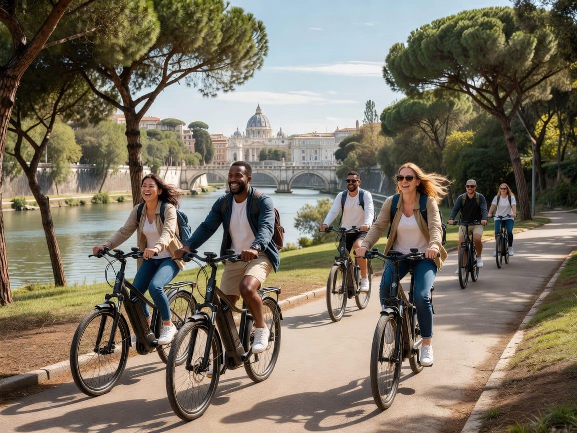 E-BIKE TOUR IN ROME: Private tour in the historic parks