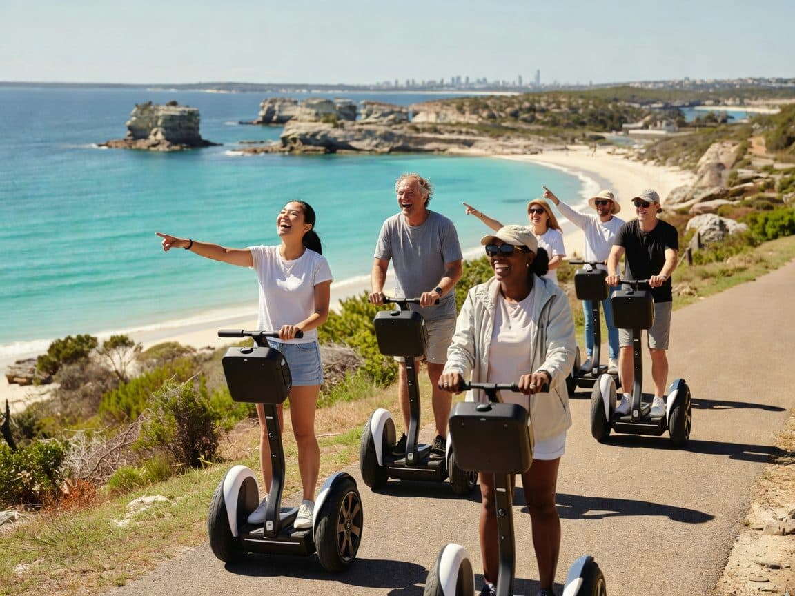 From Perth or Fremantle: Rottnest Explorer Segway Tour
