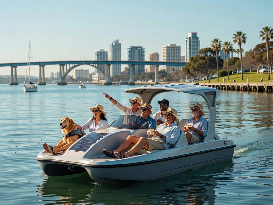 San Diego: San Diego Bay Dog-Friendly Eco Pedal Boat Rentals