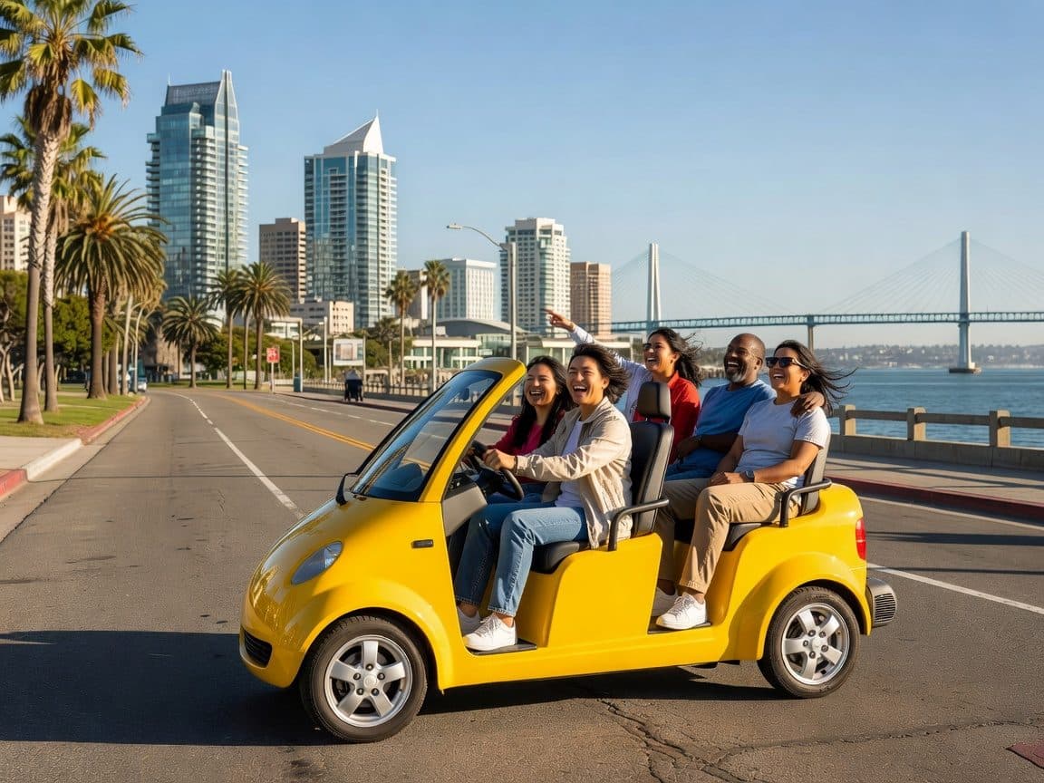 San Diego: Downtown Electric GoCar Rental