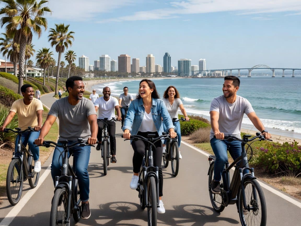 Solana Beach: Scenic Group Electric Bike Tour 2.5 Hours