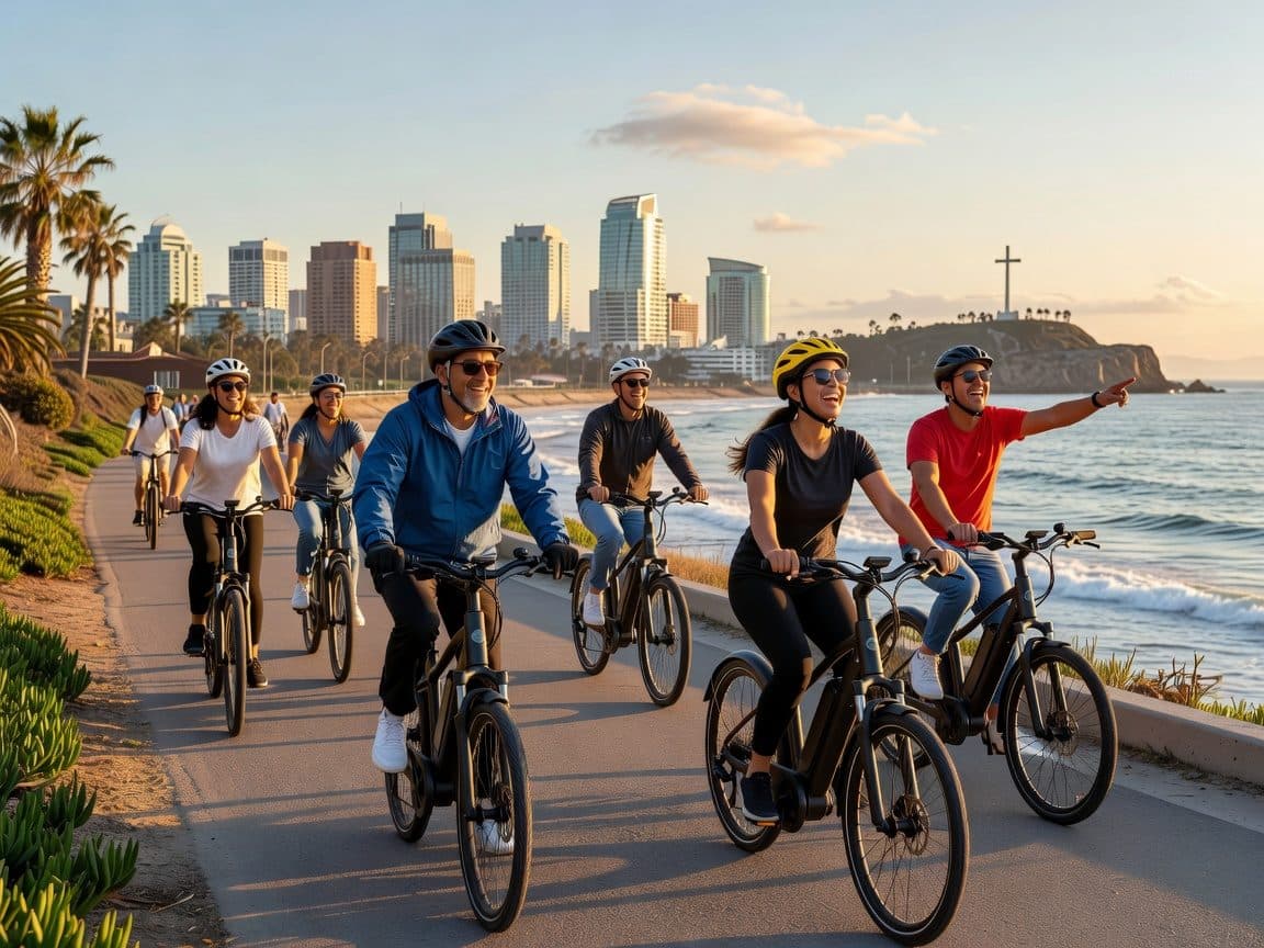 San Diego: La Jolla Guided E-Bike Tour to Mount Soledad