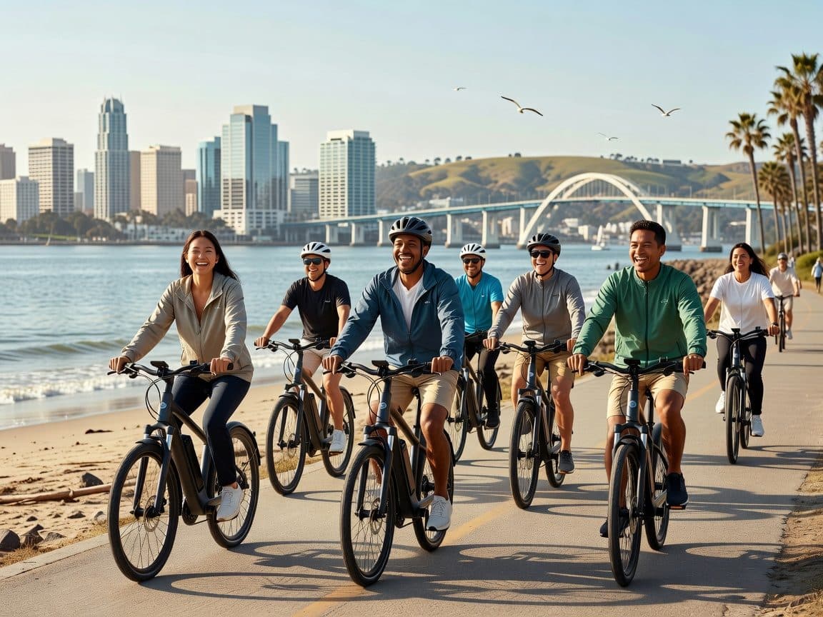 Solana Beach: Electric Bike Rental with 5-Level Pedal Assist