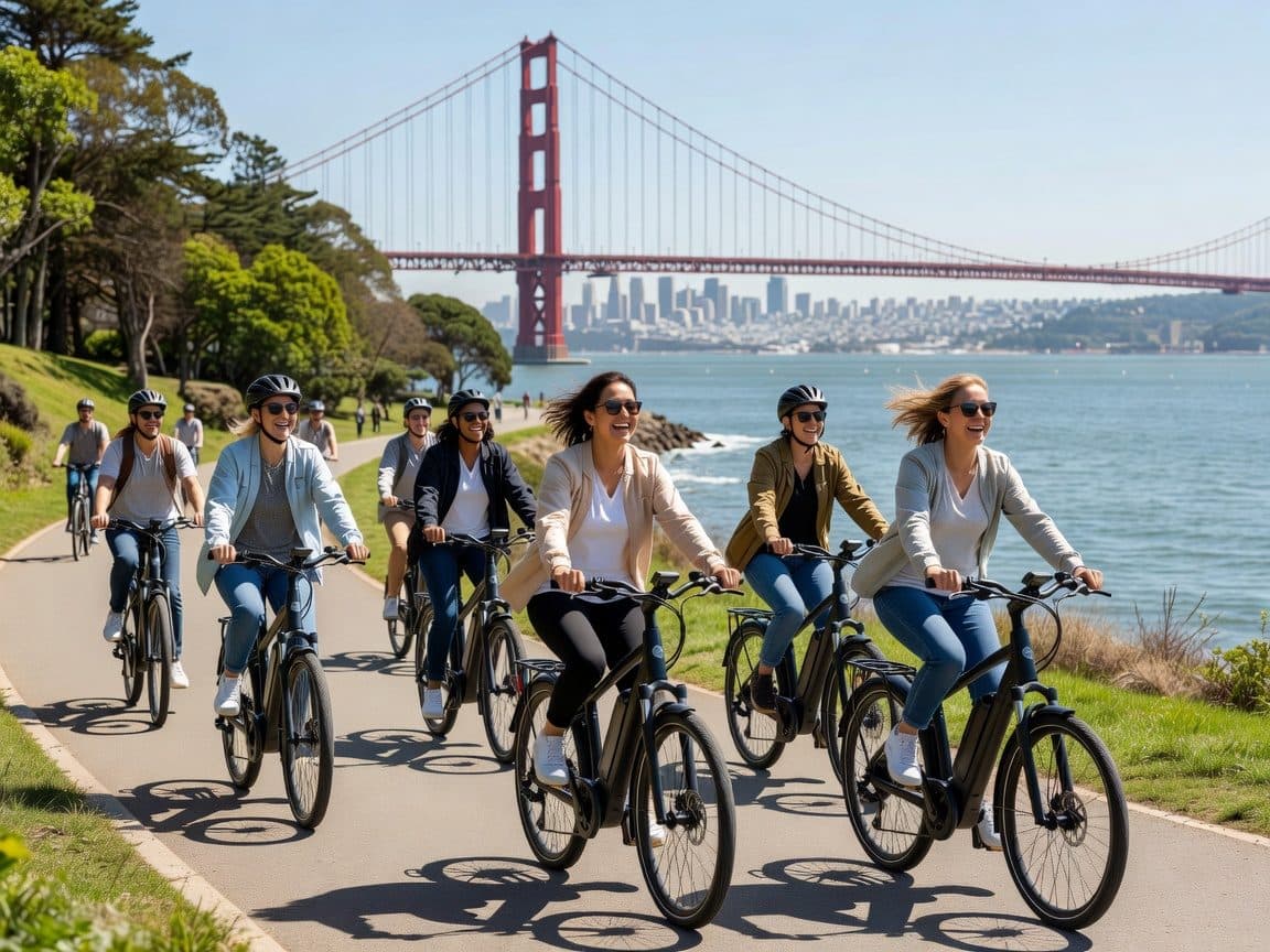 Golden Gate Bridge: Electric Bike Guided Tour to Sausalito