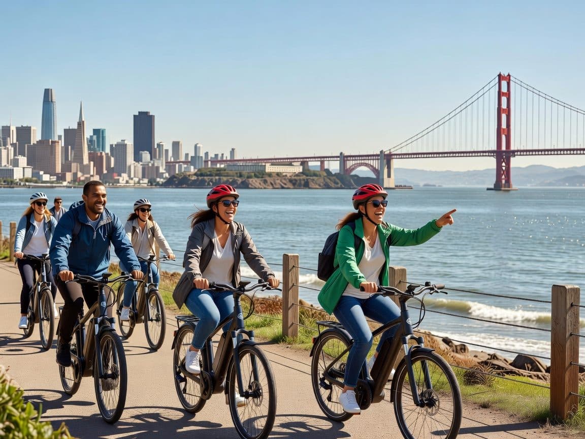 Alcatraz Visit + Self-Guided E-Bike Tour