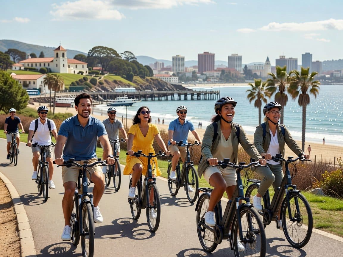 Santa Barbara: E-bike wine tour w/ transport, tasting, lunch