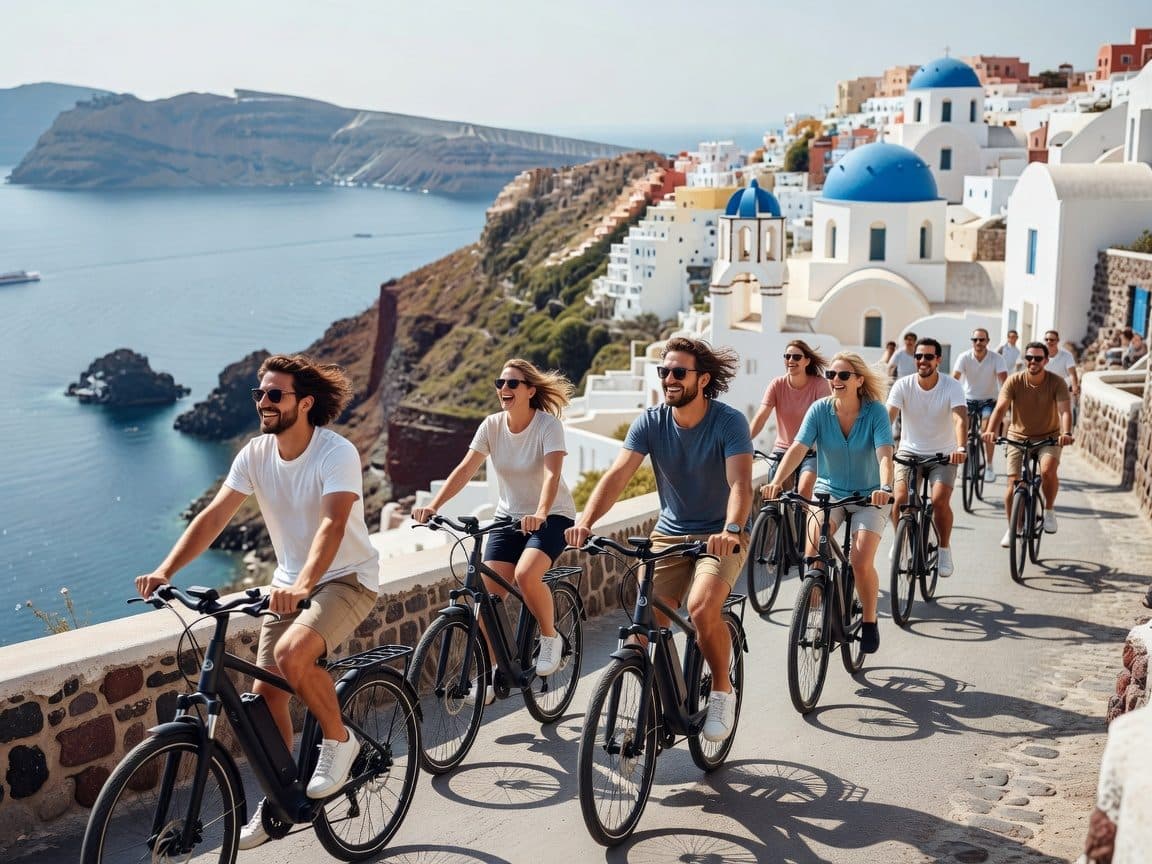 Santorini e-bike guided tours