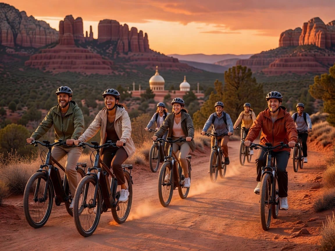 Sedona: E-Bike Sunset Tour to 7 Sacred Pools and Stupa