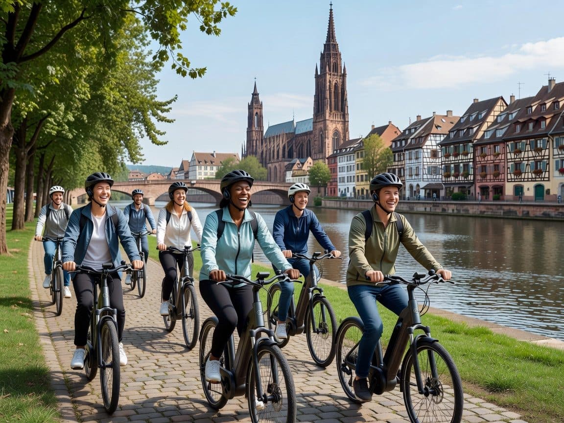 Strasbourg: E-Bike Rental with Audio Guide & Delivery