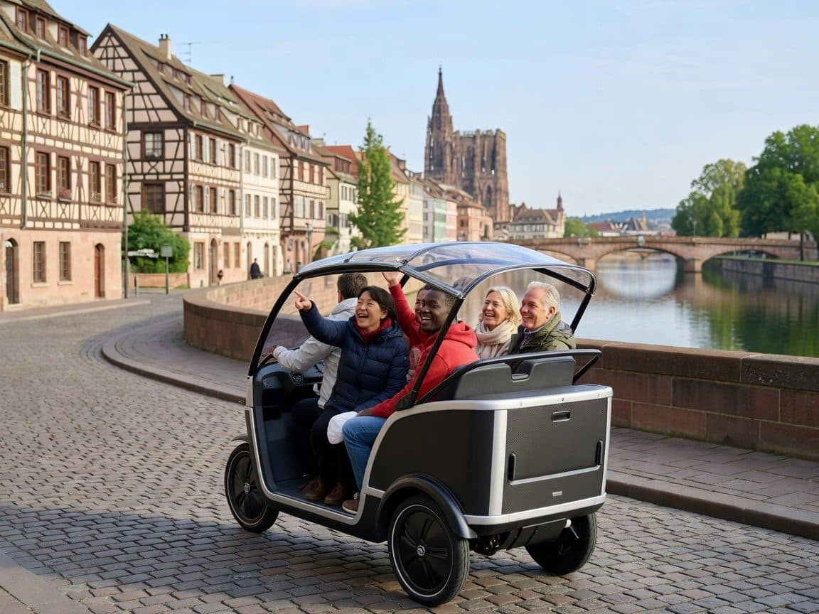 Strasbourg: Neustadt and Petite France in 1 Hour by Pedicab