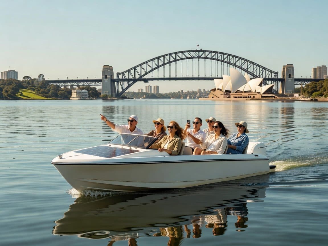 Sydney: Electric Boat Rental from Akuna Bay
