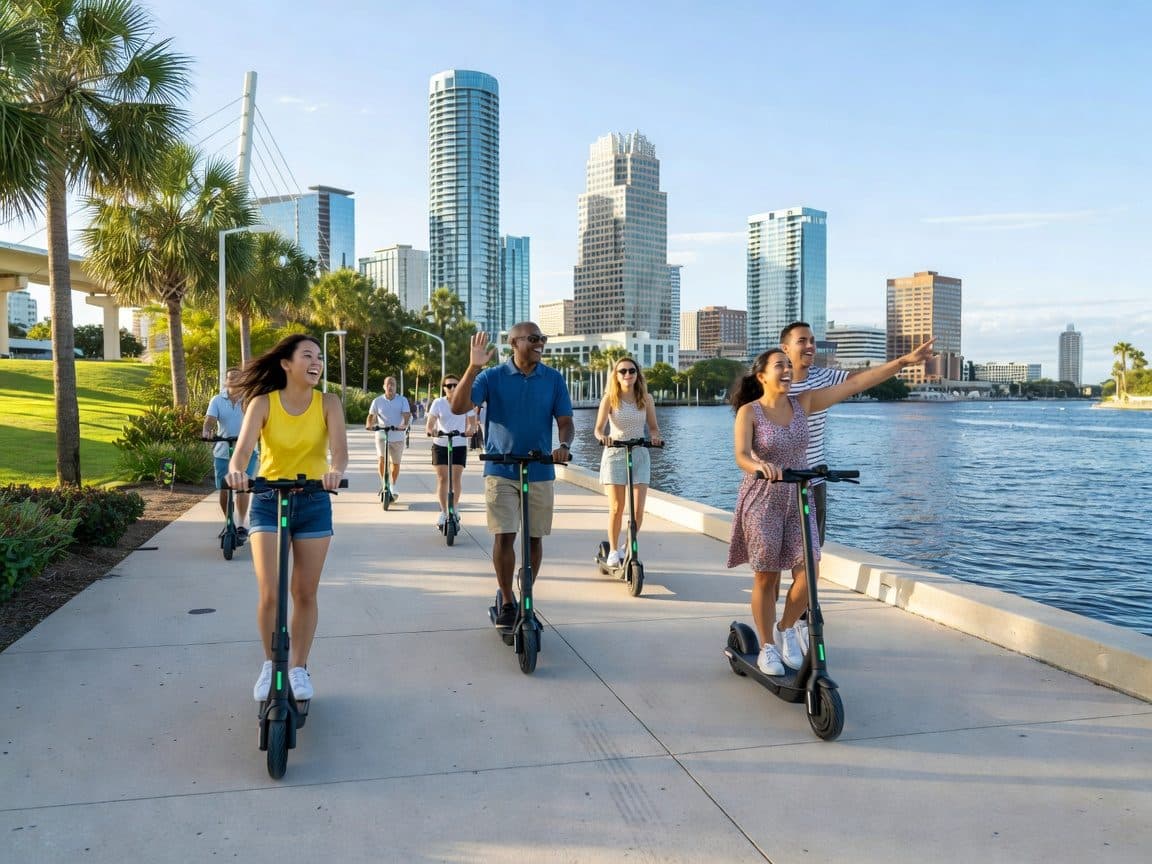 Tampa: Riverwalk and Downtown Tour on a Rydable