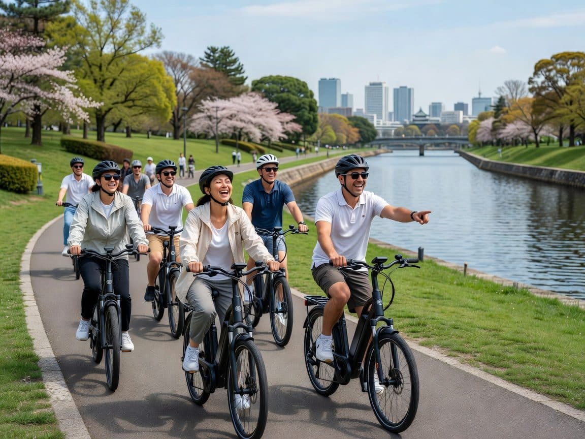 Tokyo: Private 2-Hour E-Bike Ride, City or Imperial Palace