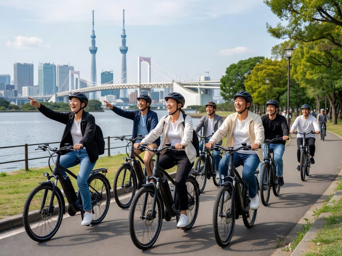 Tokyo: Central Highlights 3h Guided E-Bike Tour
