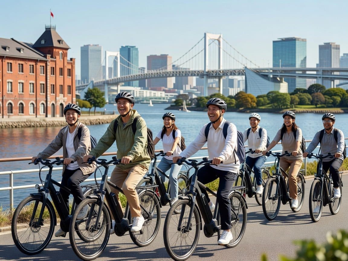 eBike Tour-Tokyo Odyssey: History of Geisha, Sumo & Tsukiji