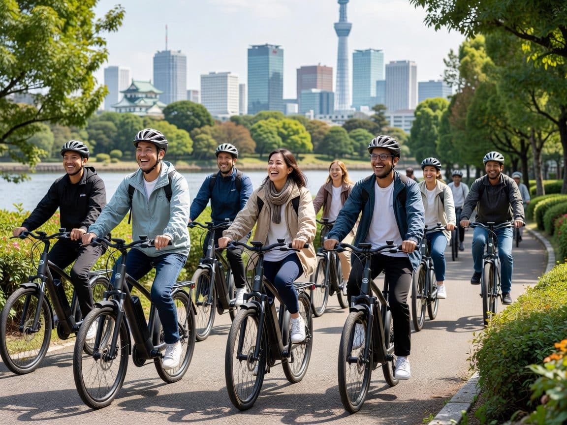Tokyo Top Highlights 3h Guided E-bike Tour