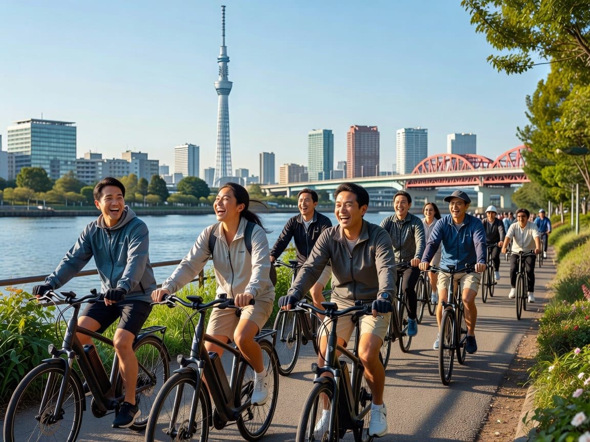 Tokyo: Super Local Private E-bike Cycling Tour from Asakusa