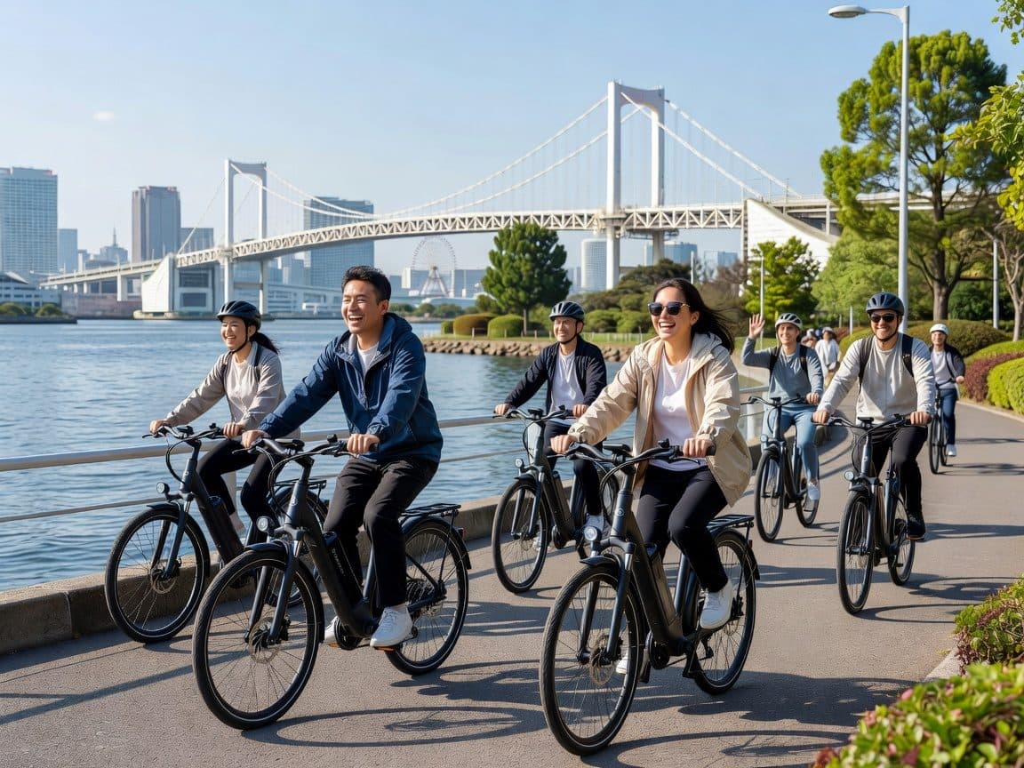 Explore Tokyo's Must-See Spots by E-Bike Small Group 3h Tour