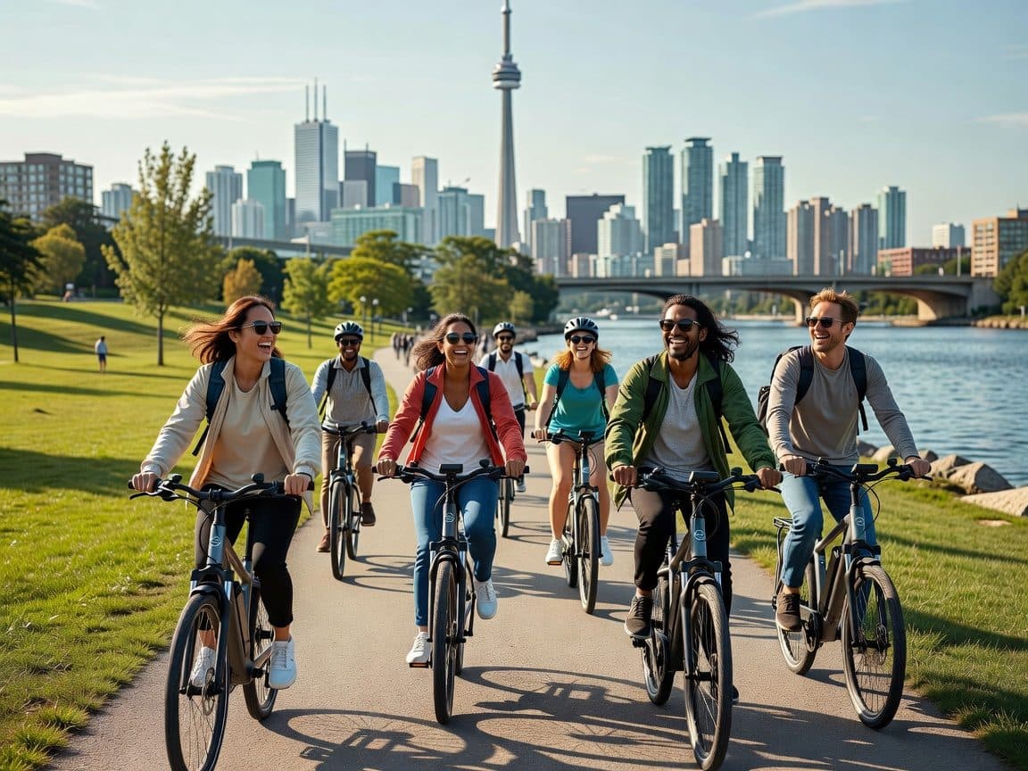 E-bike through Toronto's Dynamic Neighbourhoods