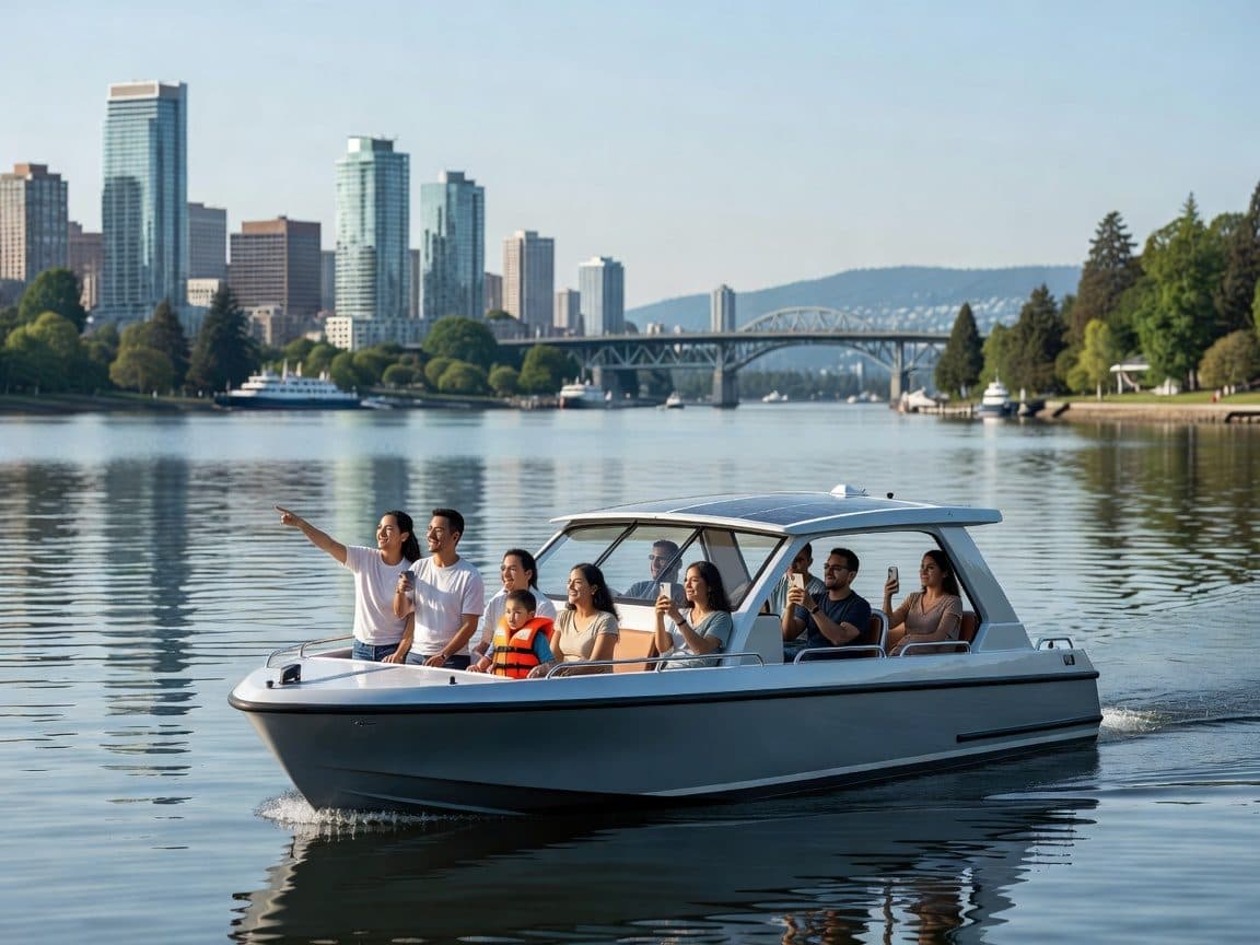 Vancouver: False Creek Electric Boat Tour