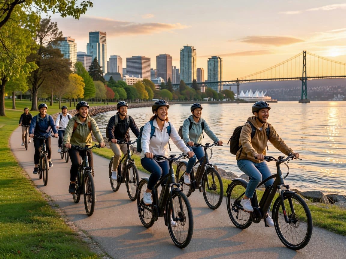 Private, Vancouver Sunset Bike / E-Bike Tour