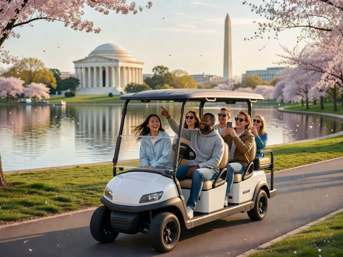 DC Monuments & Memorials Tour by Vintage or Electric Cart