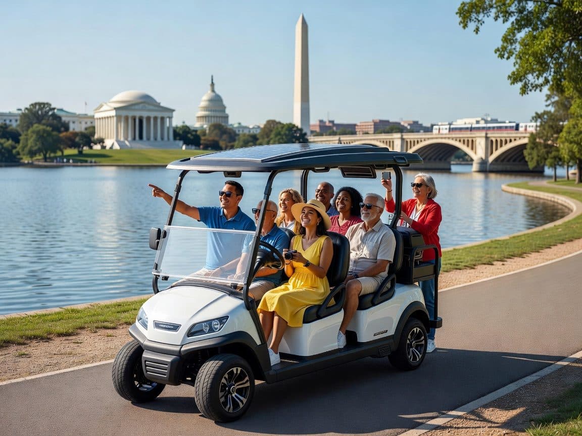 Washington, DC: Day & Night Guided Monuments Tour by Electric Cart